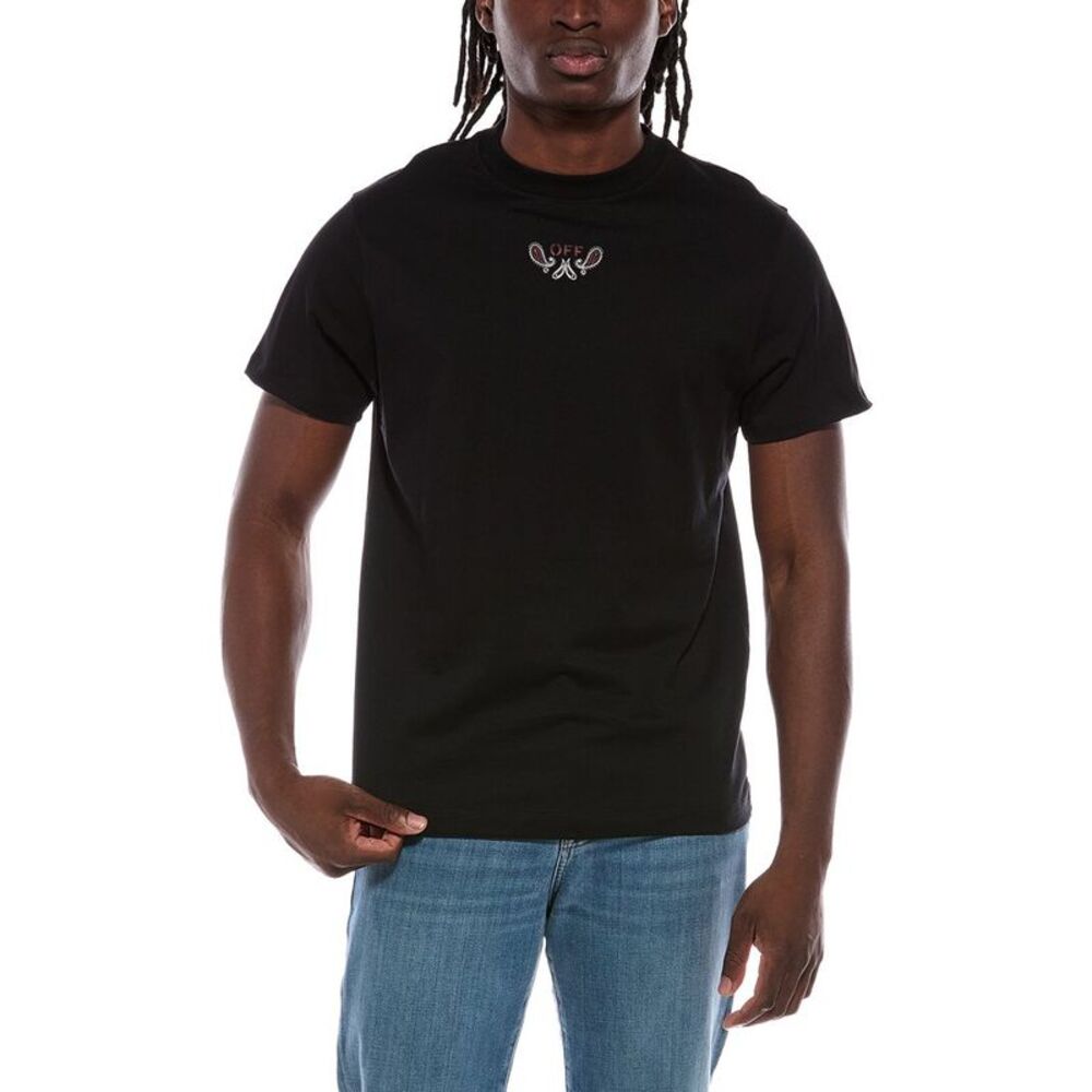 Off-White™ Mens Off-White T-Shirt, Black